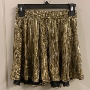 Show Me Your Mumu Gold Shorts